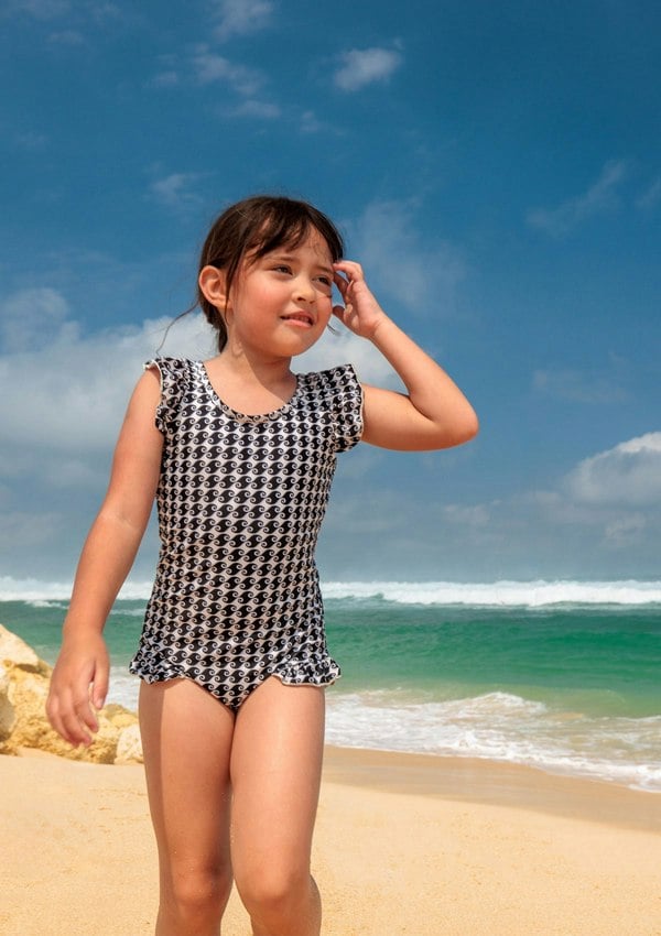 BOARDIES Sea Hound Little Girls Swimsuit