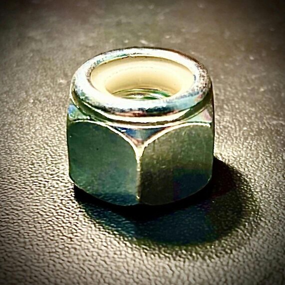 Fixaball BSF Hex Nyloc Nuts Steel Zinc BZP
