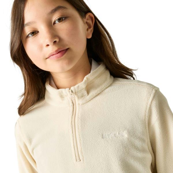 Regatta Childrens/Kids Hot Shot II Camo Quarter Zip Fleece Top - Dark Khaki - 