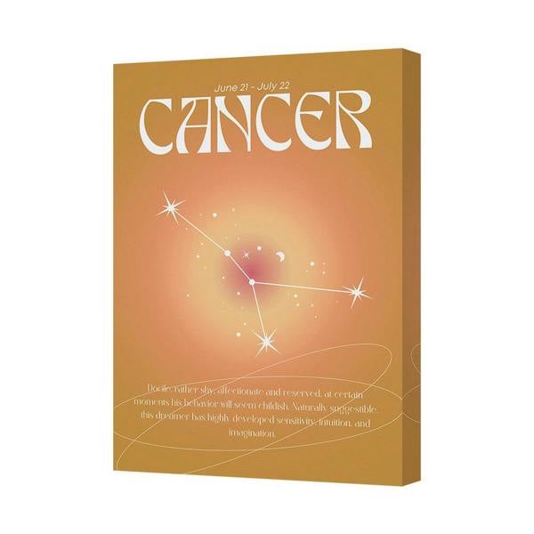 Benjamin Tate Design Cancer Constellation Canvas Print Wall Art Zodiac Sign Decor