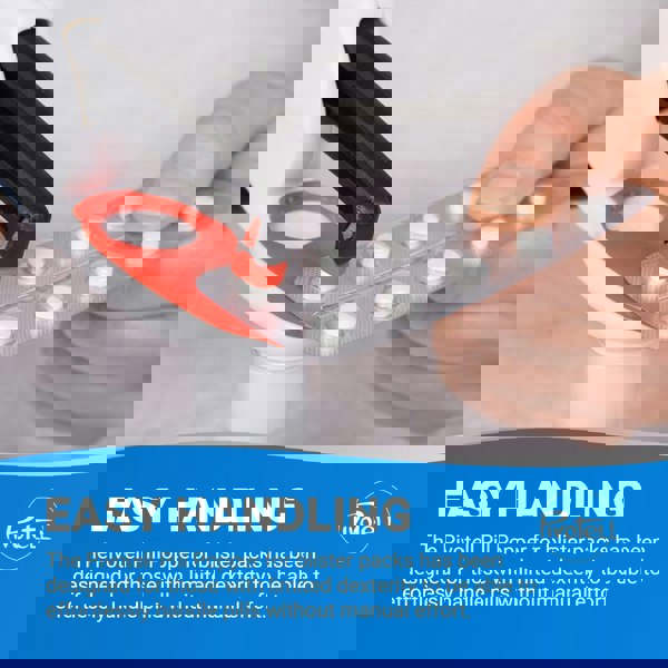 Pivotell Pill Popper for Blister Packs: an aid for Arthritis, Parkinson's and Those with weak Hands