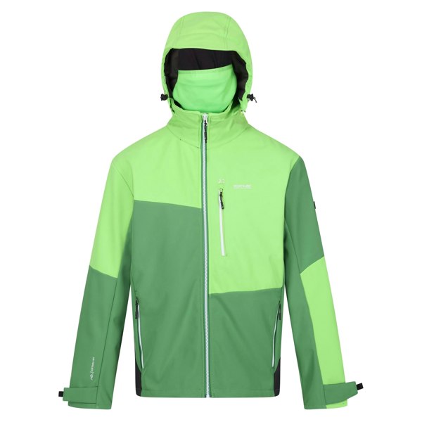 Regatta Men's Hewitts IX Soft Shell Jacket - Field Green/Jasmine Green