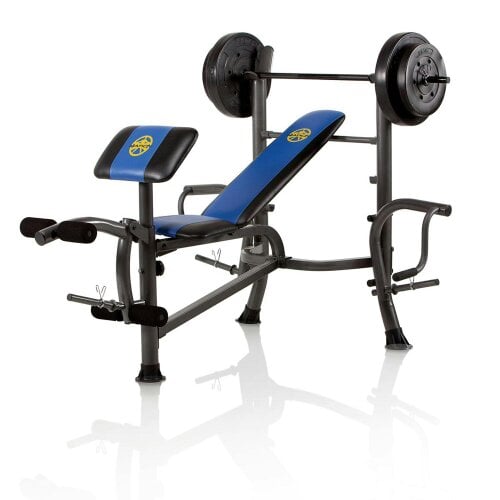 Marcy MWB36780B Weight Bench 35kg Weights Leg Developer Curl Butterfly