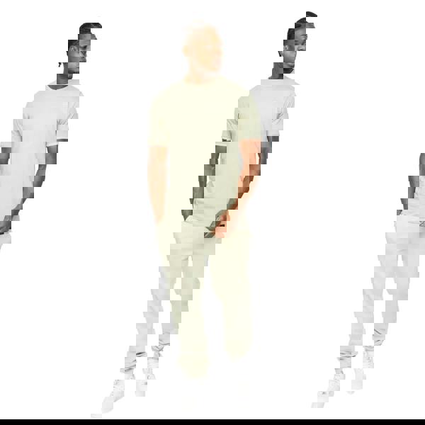 Crosshatch Mens Preece Jogging Bottoms - Light Olive - 