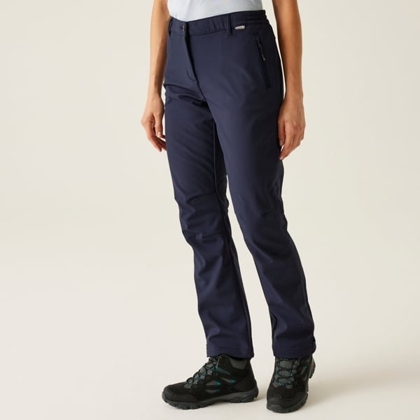 Regatta Great Outdoors Women's Geo Softshell II Regular Leg Trousers - Navy