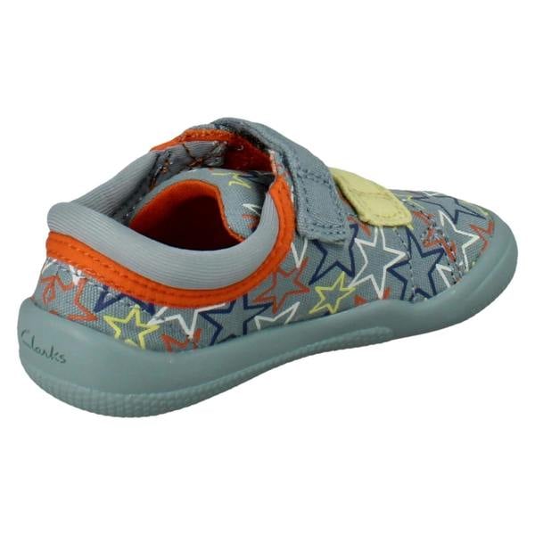 Clarks Boys Clarks Canvas Doodles Briley Fly T