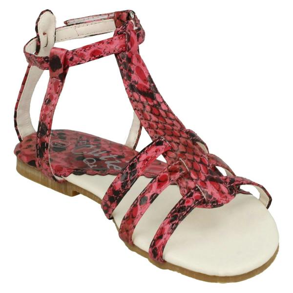 Cutie Girls Cutie Snake Print Gladiator Sandal