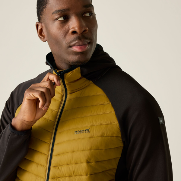Regatta Mens Andreson Hybrid Jacket - Wood Brown/Black