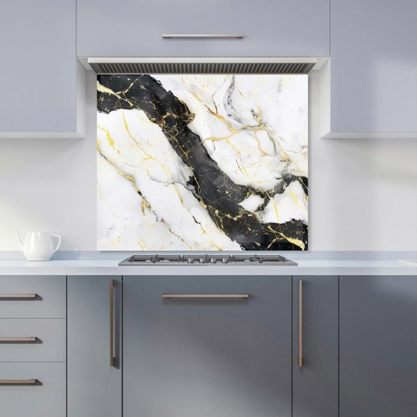 Warren Reed - Designer Flecks Of Gold Marble Effect Kitchen Splashback