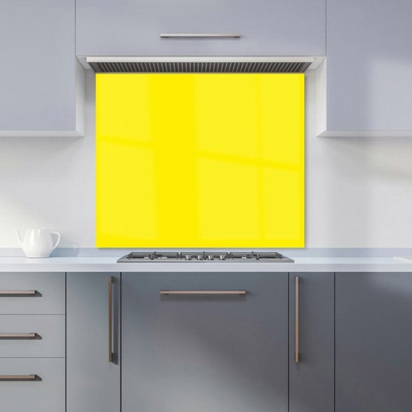 Warren Reed - Designer Sunshine Yellow Kitchen Splashback