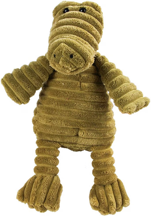 Nice Design Corduroy Dog & Puppy Animal Plush Squeaky Chew Toys