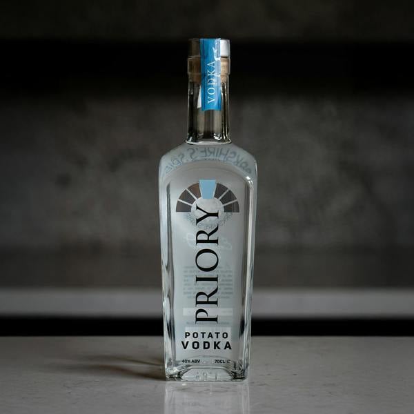 Priory Original Vodka - 700ml Bottle | Potato-Based Spirit | 40% ABV