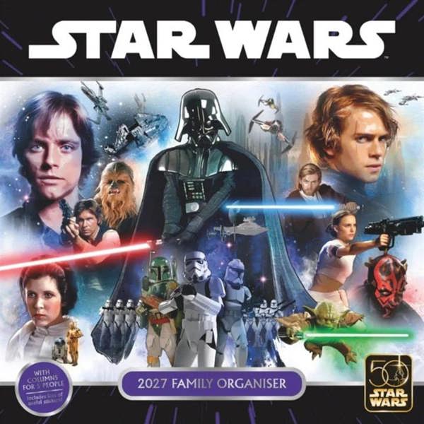 Disney, Star Wars Family Planner 2027, Family Planners, Month To View, Entertainment, Gift