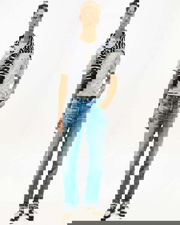 Tommy Hilfiger Essential Seasonal Regular Fit Solid Mens T-Shirt - Light Grey Heather