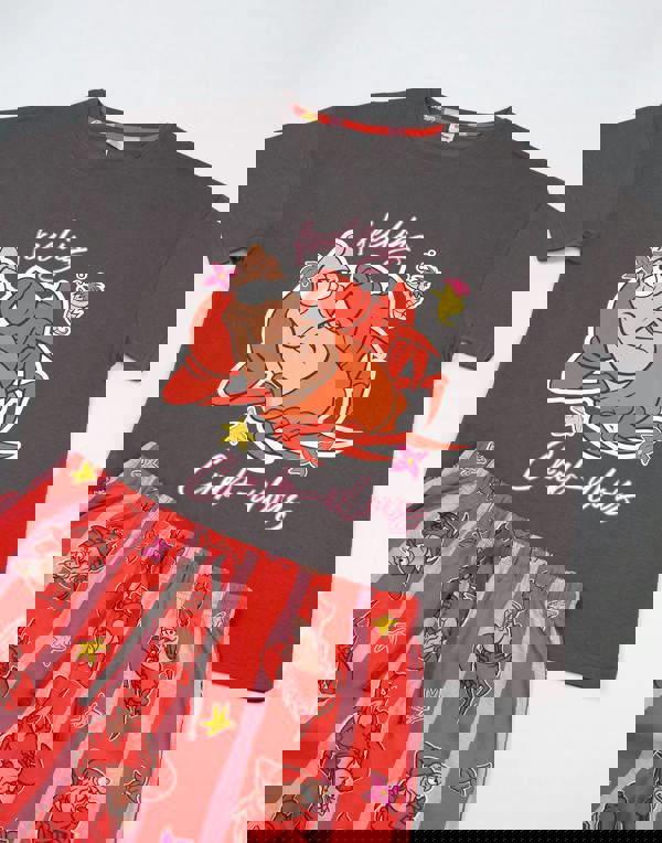 Disney Womens Multicoloured The Little Mermaid And Sebastian Short Sleeve Long Leg Pyjama Set