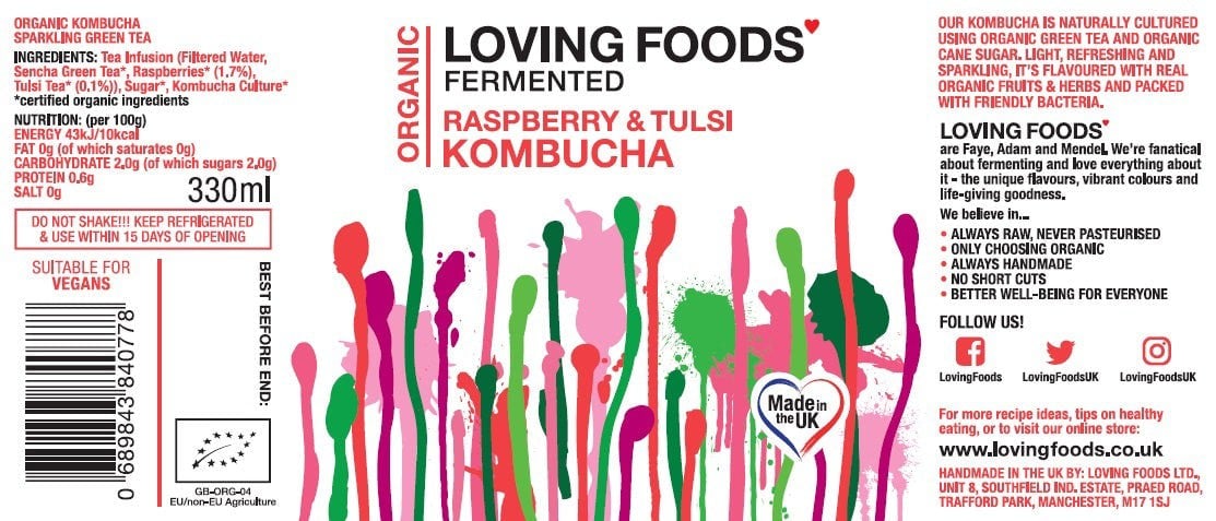 Loving Foods Organic Kombucha Mixed Case