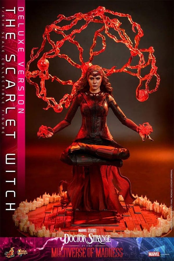 Hot Toys Scarlet Witch Deluxe Figure Dr Strange In The Multiverse of Madness 1:6 Hot Toys 9111212