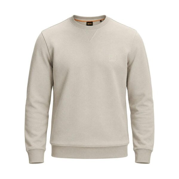BOSS Reg Fit Westart Sweatshirt Light Grey