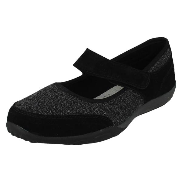 Down to Earth Ladies Down To Earth Casual Hook and Loop Shoes F80559