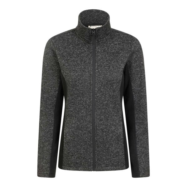 Mountain Warehouse Womens/Ladies Idris Panelled Fleece Jacket - Black