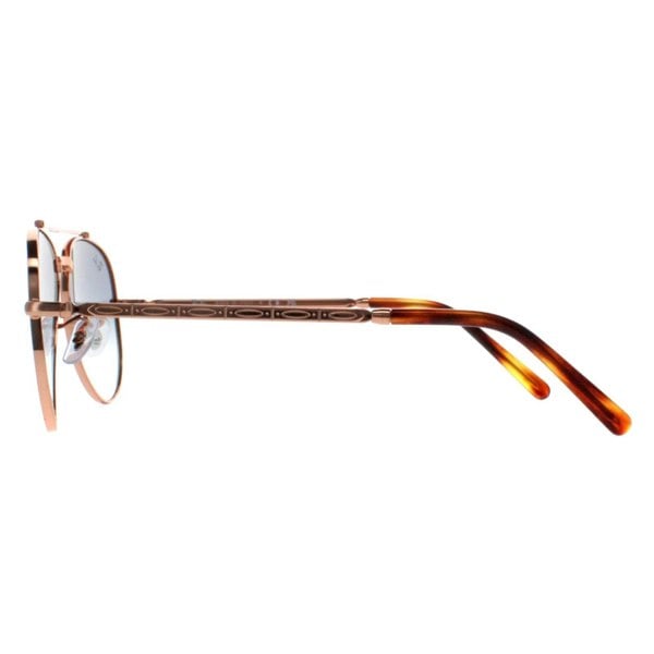 Ray-Ban Sunglasses RB3625 New Aviator 92023F Polished Rose Gold Blue Gradient