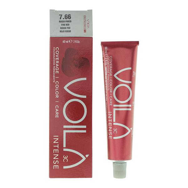 Intercosmo Voila 3C Hair Colour 60ml - 7.66 Fire Red