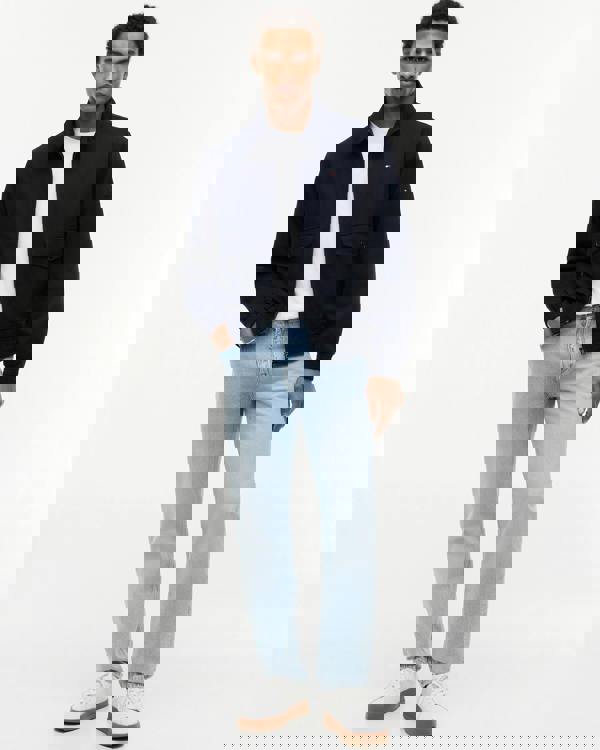 Tommy Hilfiger Cotton Mens Harrington Jacket - Desert Sky