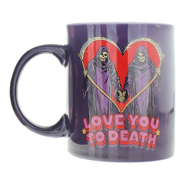 Steven Rhodes Love You To Death Pink Cherry Scented Mug Candle 243g