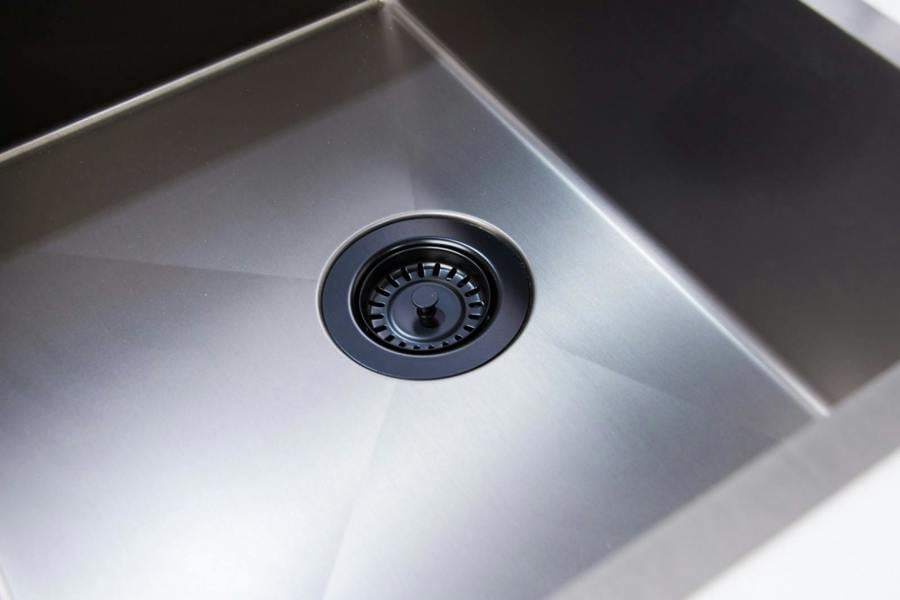 Top-Fix | Basket Strainer Kitchen Sink Waste | Matt Black Finish