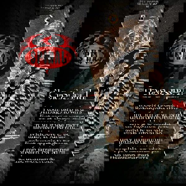 Spiral Direct LOTR - FRODO LEAF - Boat Neck Bat Sleeve Top Black