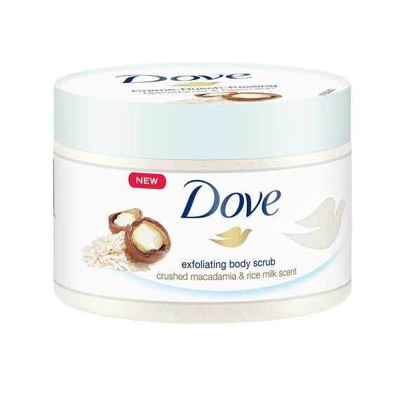 Dove Bath Bundle with Body Scrub, Bath Cream and Glowing Ritual Body Lotion