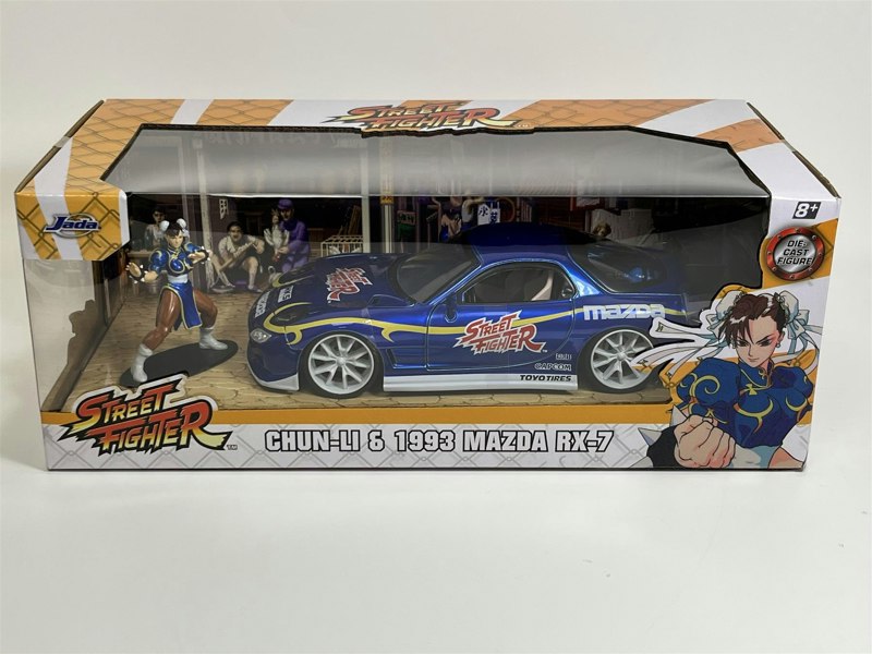 Jada Chun-Li Street Fighter and 1993 Mazda RX-7 1:24 Scale 253255062 30838