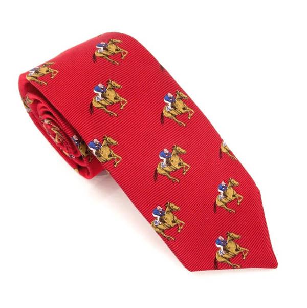 Horse Racing Silk Tie by Van Buck – Premium Men's Patterned Shirt by Claudio Lugli | Bold Design, Tailored Fit, Best Printed Shirts