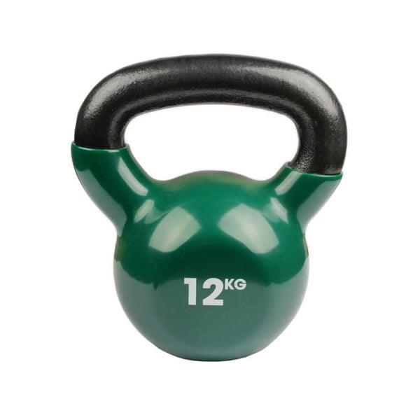 Fitness Mad 12kg Kettlebell Green