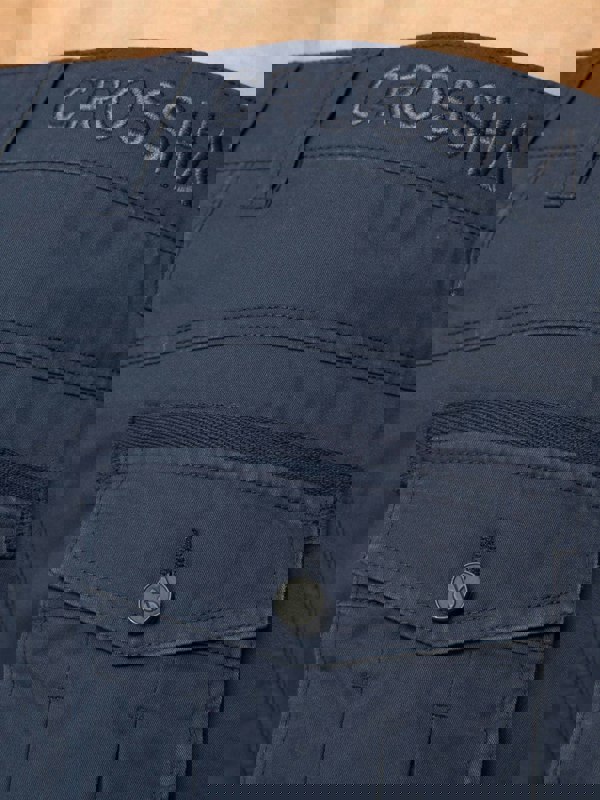 Crosshatch Kyron Cargo Shorts Navy
