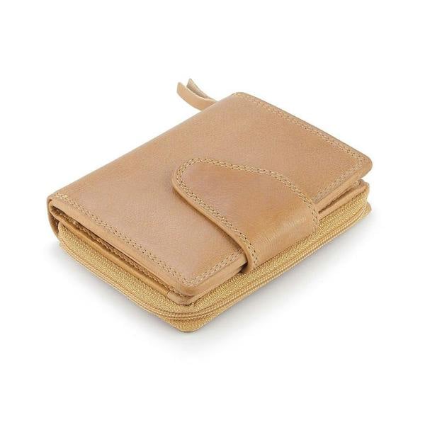 PRIMEHIDE Women's Small Trifold Leather Purse - Selena
