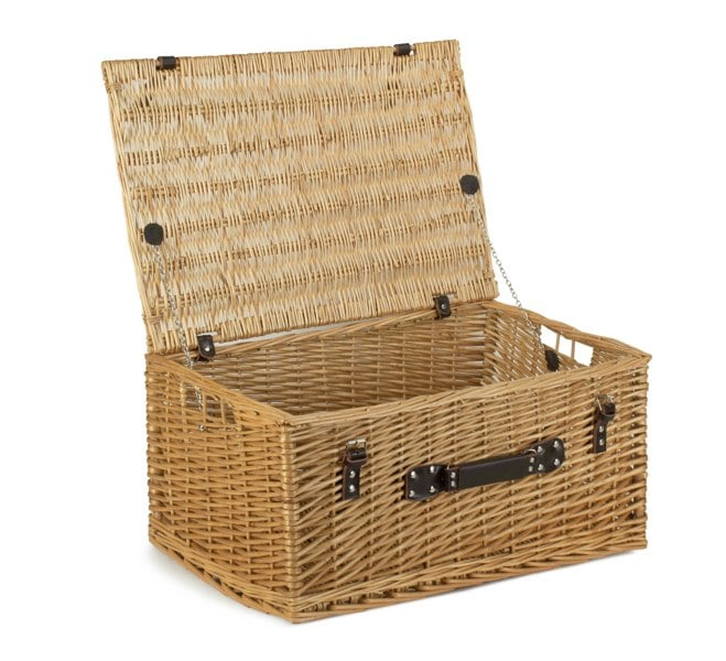 Wicker Picnic Baket with Lining