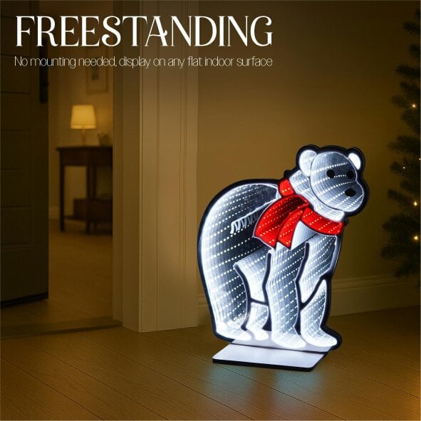 Scotts of Stow Xmas Haus  LED Infinity Indoor Christmas Decoration