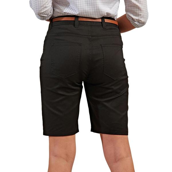 Premier Womens/Ladies Chino Shorts - Black