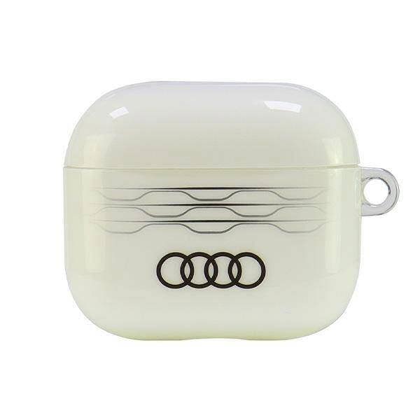 Audi IML Geometric Pattern AirPods 3 Cover White - AU-IMLAP3-A6/D3-WE