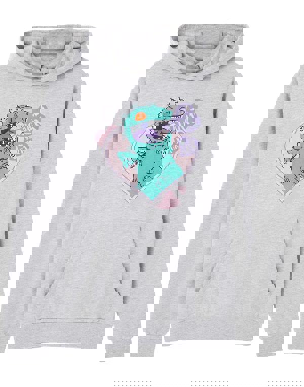 Rugrats Womens Grey Reptar Love Hoodie