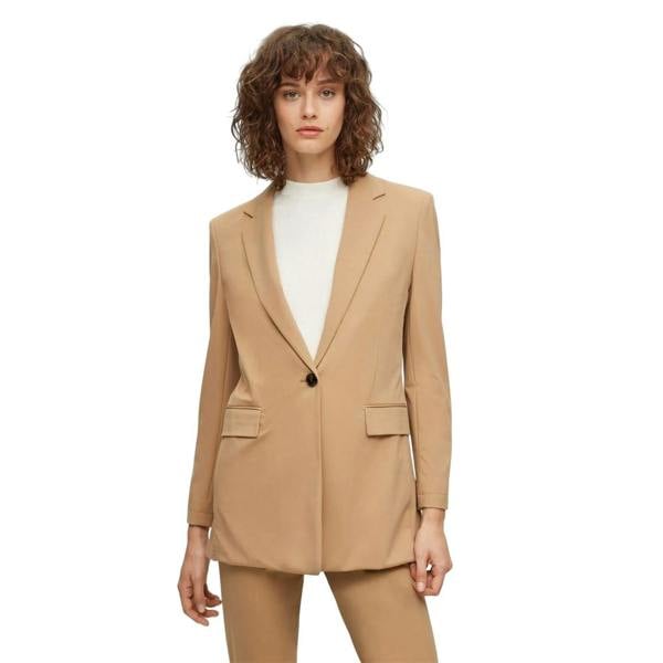 Boss Womens/Ladies Jernara1 Blazer - Medium Beige - 