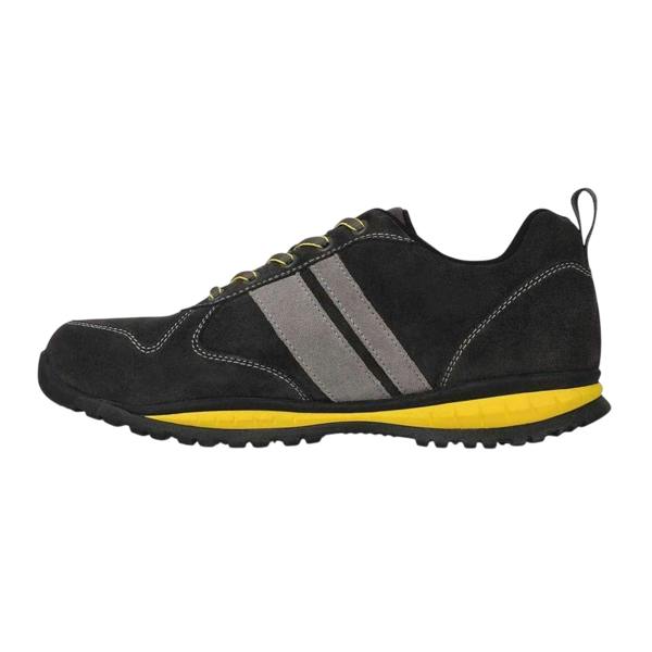 Dunlop Mens Houston Leather Safety Shoes - Charcoal - 