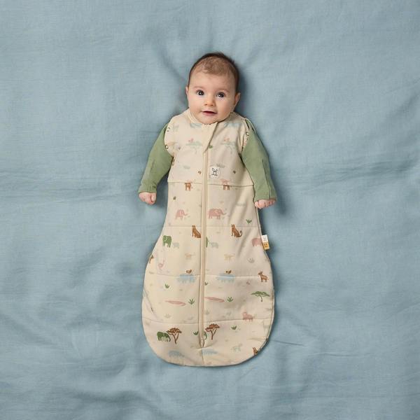 Organic Winter Cocoon Swaddle Sleeping Bag - Savannah - 2.5 TOG