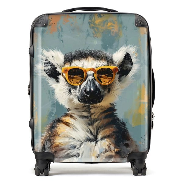 Warren Reed Lemur In Glasses Suitcase