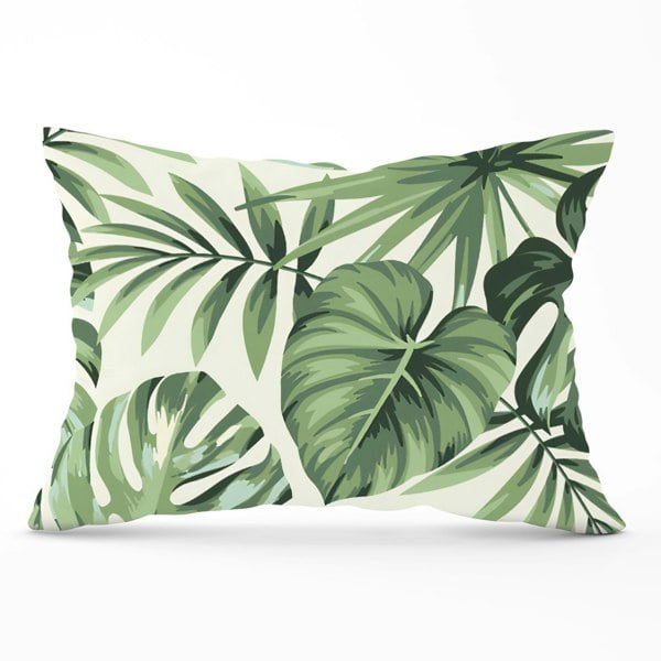 Warren Reed Exotic Palm Leaves Cushions