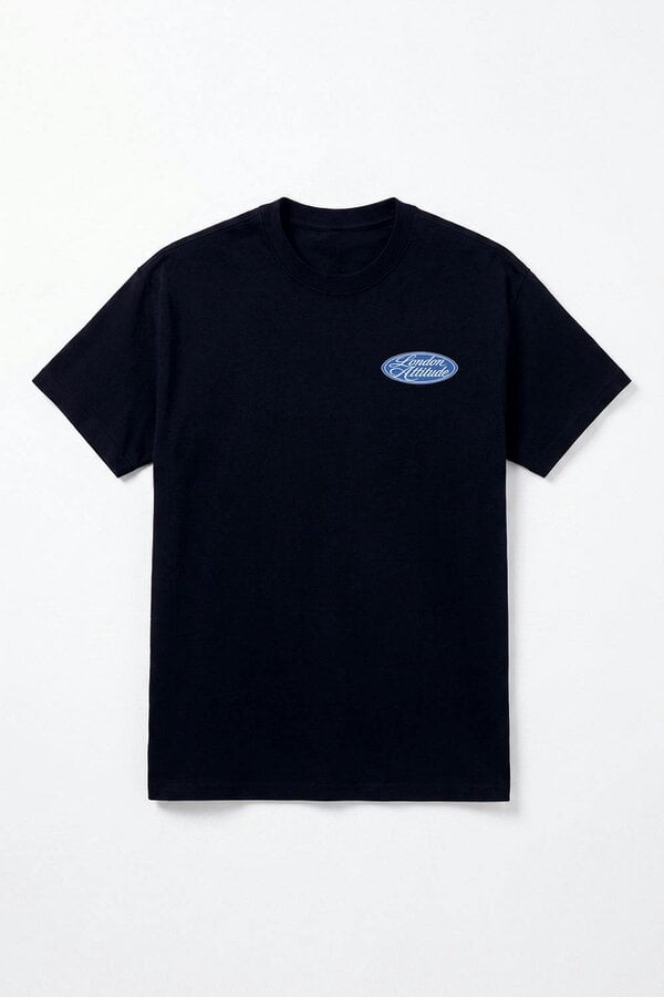 London Attitude Oversized  Vintage Motorsport Back Print T-Shirt