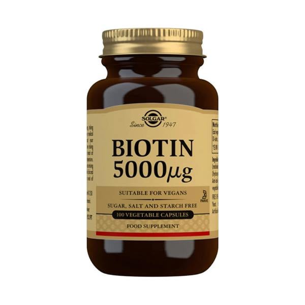Solgar Biotin 5000 µg Capsules