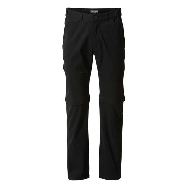 Craghoppers Mens Kiwi Pro II Convertible Trousers - Black - 