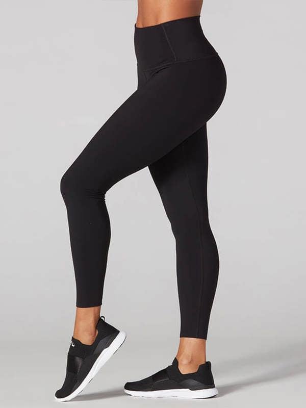Tavi High Waisted 7/8 Tight Leggings - Ebony